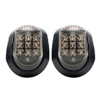 Amber LED Flush Mount Turn Signal Lights for Universal Motorcycle