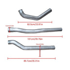 3" Exhaust Pipe Kit for Dodge Ram 1500, Jeep Grand Cherokee (2014–2018)