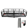 Folding Cargo Carrier Basket for Trailer Hitch (2" Receiver, 500 lbs)