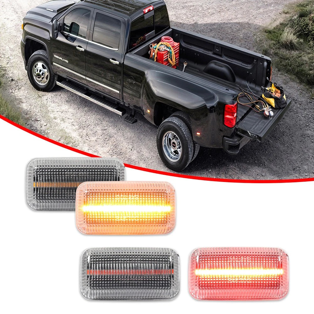 LED Fender Side Marker Light for Chevy Silverado Sierra 2015–2015