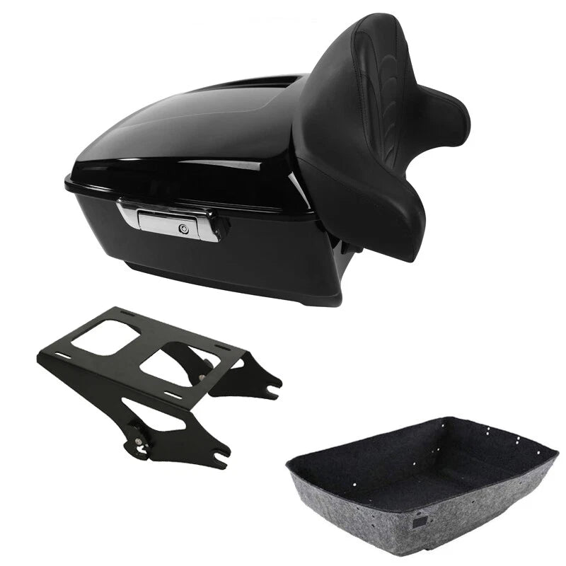 Trunk Backrest Mount Rack for Harley Touring Street Electra Glide (2014–2026)