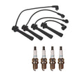 Denso 7mm Wire Set & 4 Iridium Spark Plugs for Kia Rio (2012–2017)
