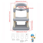 Portable Kid Potty Training Seat with Step Ladder for Toddler