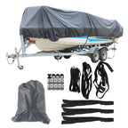 Waterproof V-Hull Boat Cover for Fishing Ski Bass Runabouts