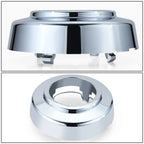 Set of 4 Push On Style Front Wheel Center Caps for Ford F250 F350 E150 E250 E350 (1995–2008)