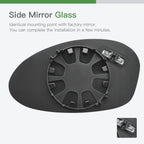 Mirror Glass for BMW E46 M3 E90/E91/E92 E81/E82/E87/E88 (1998–2006) RH Side