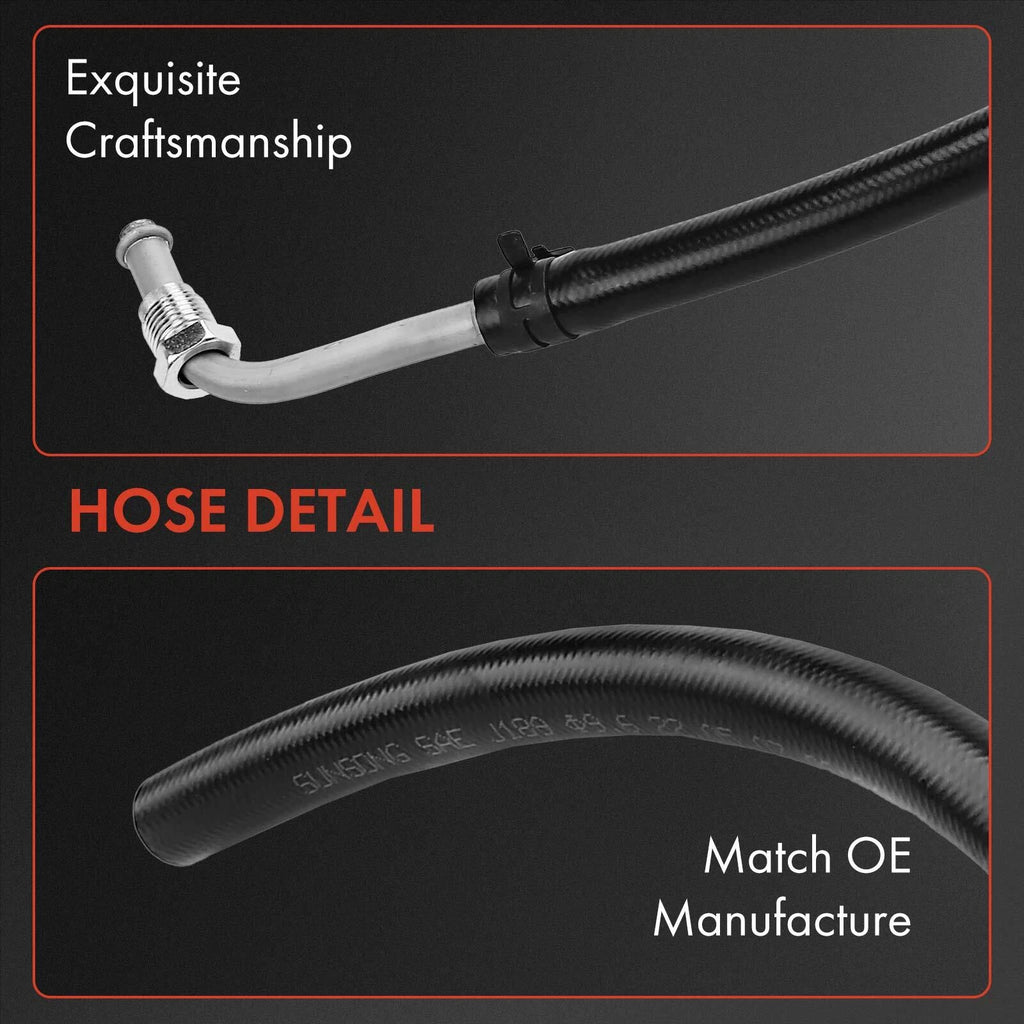 2X Power Steering Return Line Hose Assembly for Dodge Dakota (1997-2004)