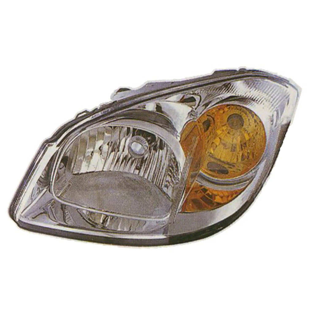 Driver Side Head Light Assembly Replacement Amber Clear Chrome for Honda Pilot (2009–2015)