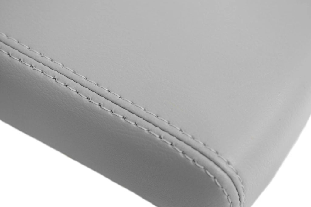 Center Console Armrest Cover for Jeep Liberty (2008–2013) Gray Leather