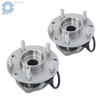 Pair Front Wheel Hub & Bearing for Chevy Blazer S10 GMC Jimmy (1997-2005)