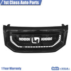 Front Bumper Upper Grille for Honda Pilot (2009-2011) All Black