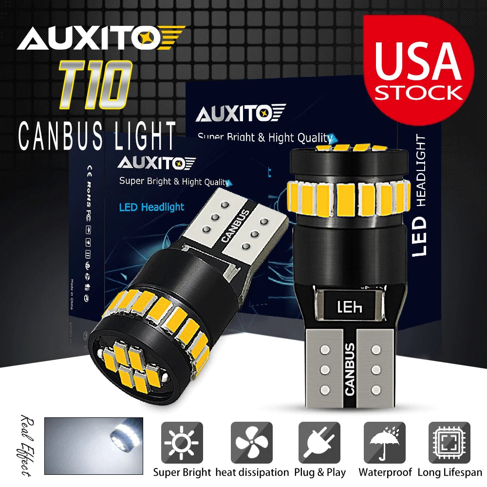 2X LED Interior License Lights Bulb