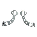 Custom Chrome Steel Brackets with Drilled Holes for 1928-1931 Model A Tail Light