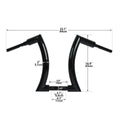 16" Ape Hanger Handlebar for Harley Heritage Softail
