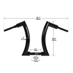 16" Ape Hanger Handlebar for Harley Heritage Softail