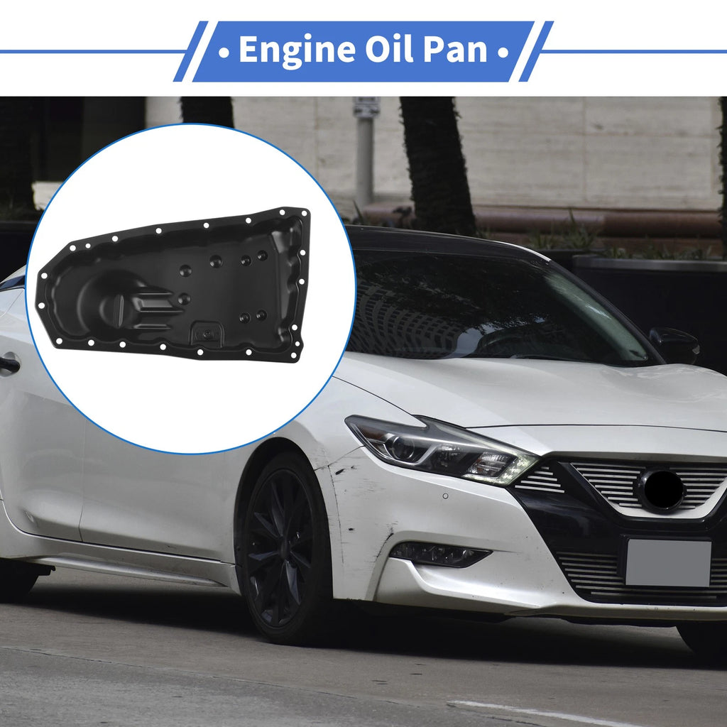 Engine Oil Pan for Nissan Altima (2017–2018) No.3139029X0B Aluminum Black