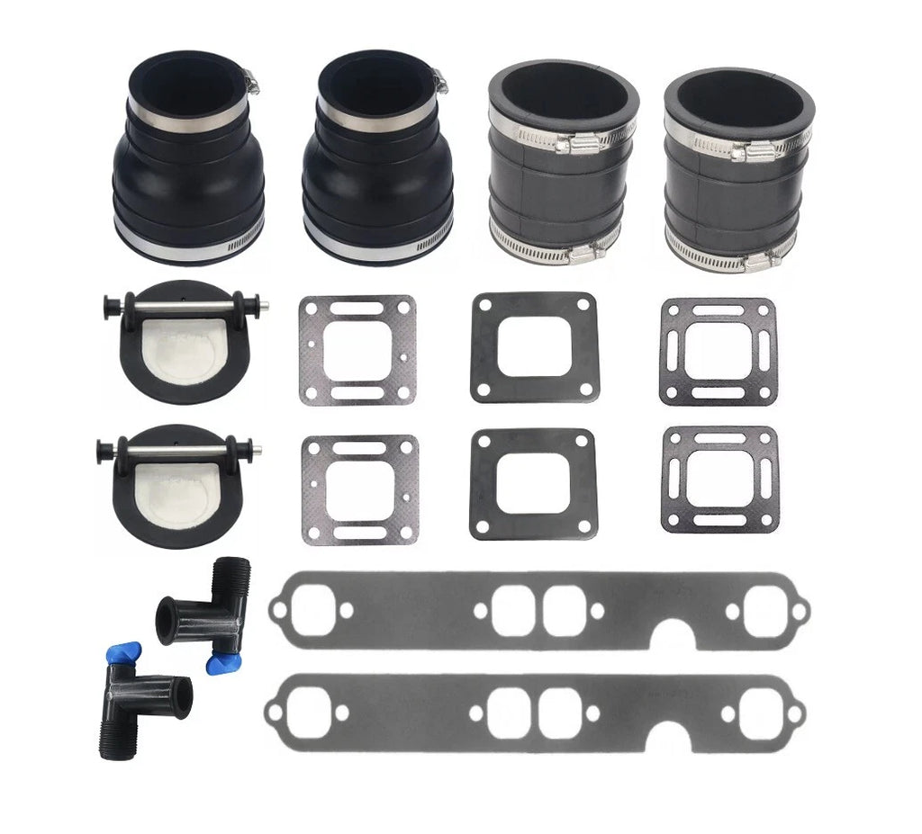 3" Exhaust Bellow Kit & Gasket for MerCruiser V8 (200-320) 70981A3 99370A2 27-33395