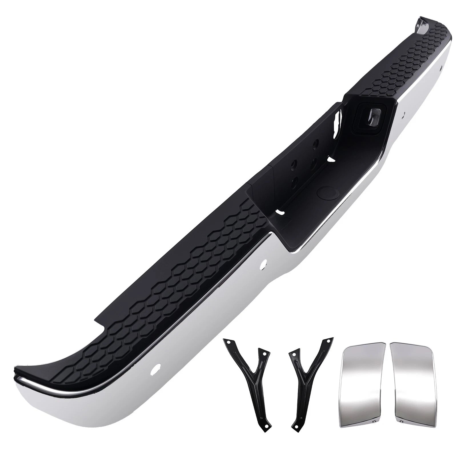 Chrome Rear Bumper Assembly for Ram 2500/3500 (2013–2018) CH1103122C 68207297AA