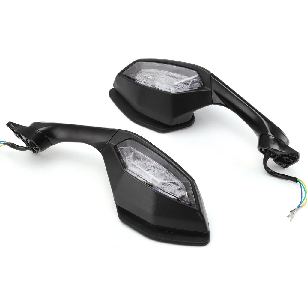 LED Turn Signal Rear View Mirrors for Yamaha YZF R1, R6