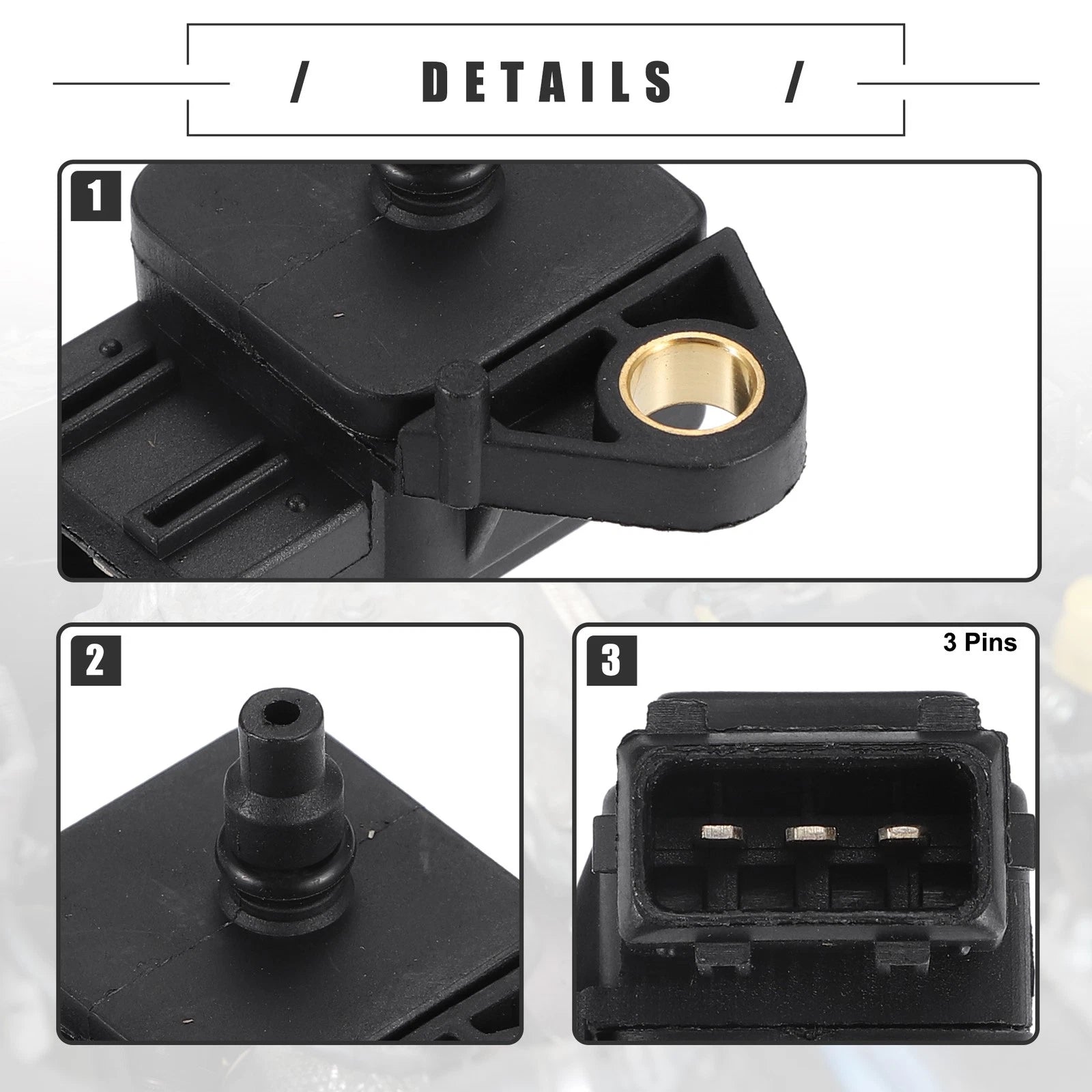 Intake Manifold Pressure Sensor for BMW 1 Series 116d 118d (No. 13617787142)