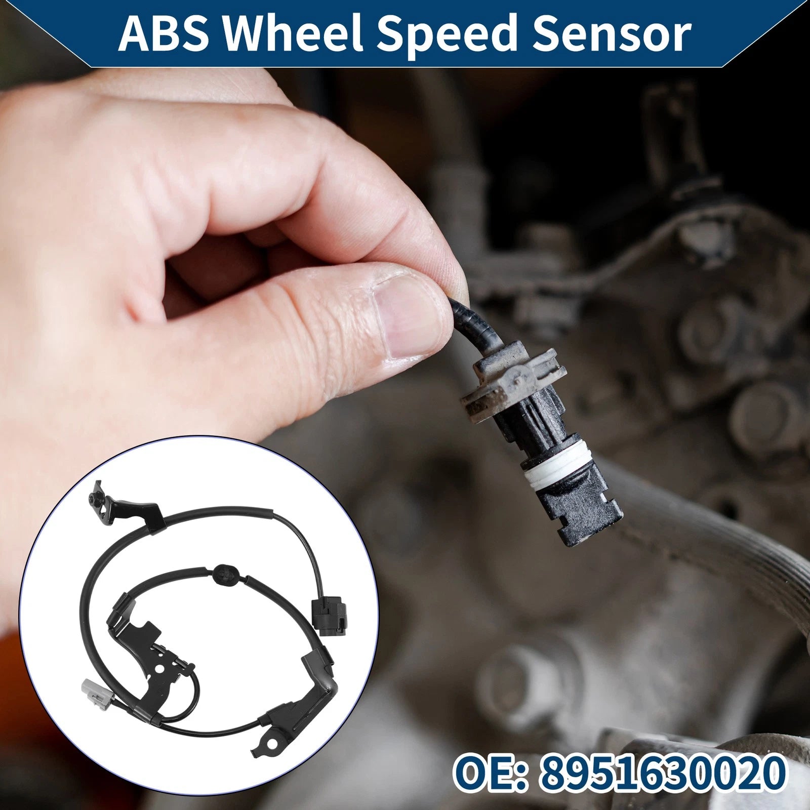 ABS Wheel Speed Sensor No. 8951630020 for Toyota Mark X (2003–2019)
