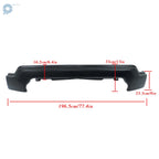 Black Steel Split Front Bumper for GMC Sierra 1500 (2019-2021)