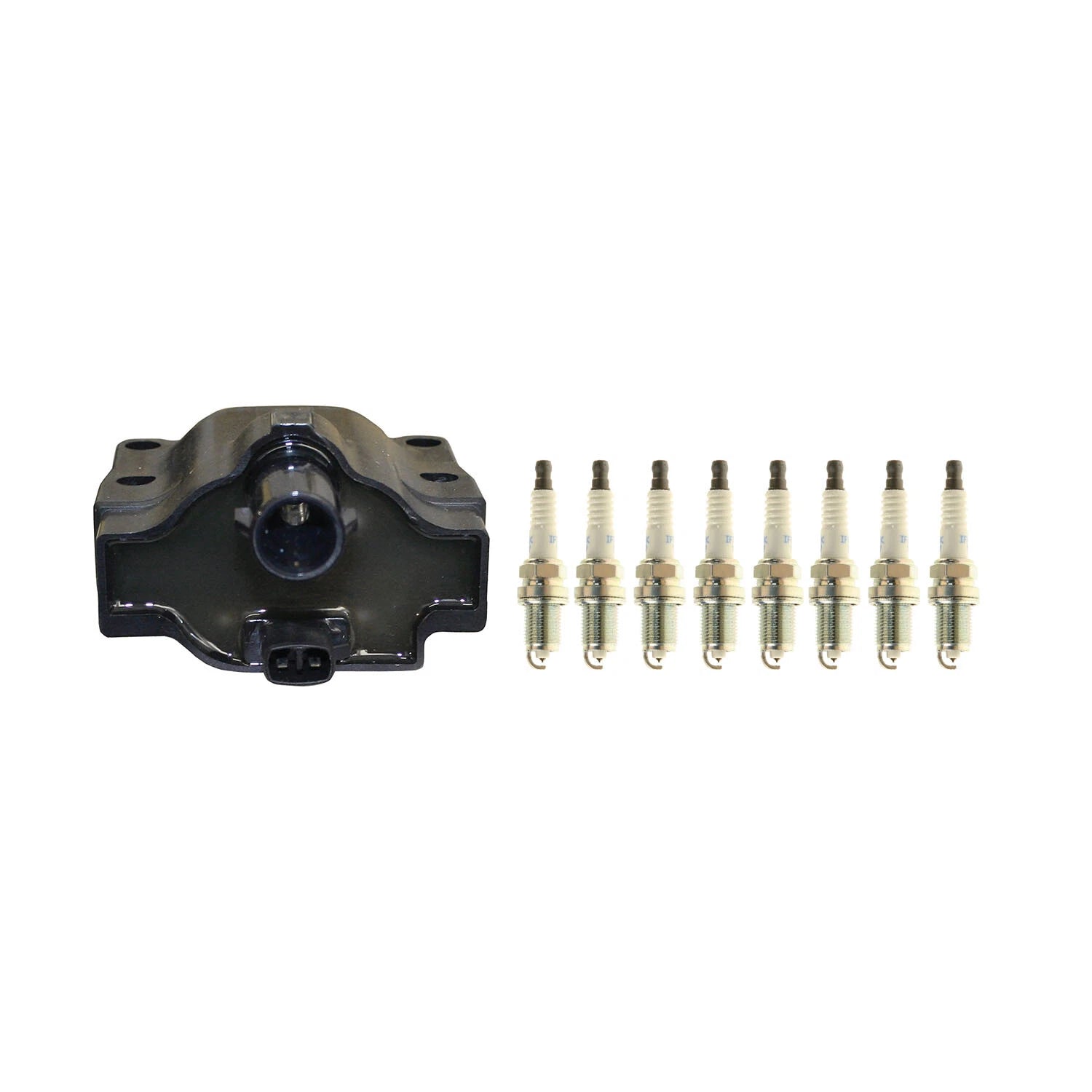 Hitachi Ignition Coil & 8 NGK Iridium Spark Plugs Kit for LS400 SC400 (1990–2000)