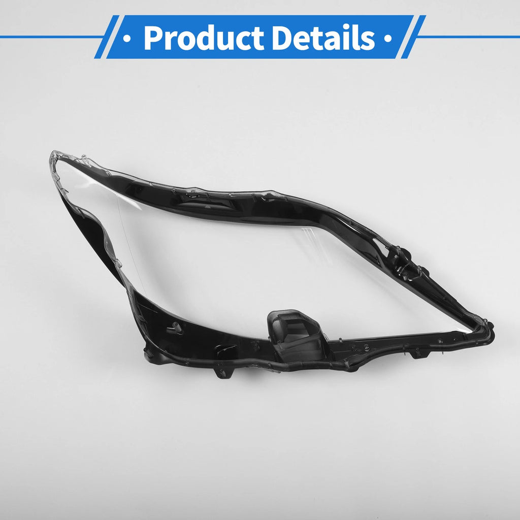 1 Pcs Headlight Lens Cover for Lexus LS460 (2007–2009) PC Clear