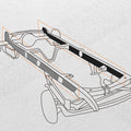 1/8" Frame Boxing Plates for Ford Model A (1928–1931)