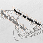 1/8" Frame Boxing Plates for Ford Model A (1928–1931)