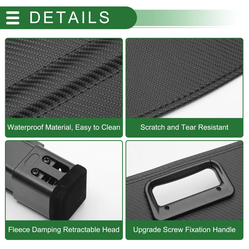 Retractable Cargo Cover for Toyota Prius (2004–2009) Black Carbon Fiber