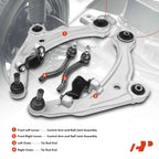 Set of 4 Front Lower Control Arm Assembly & Tie Rod for Nissan Altima (2007–2013)