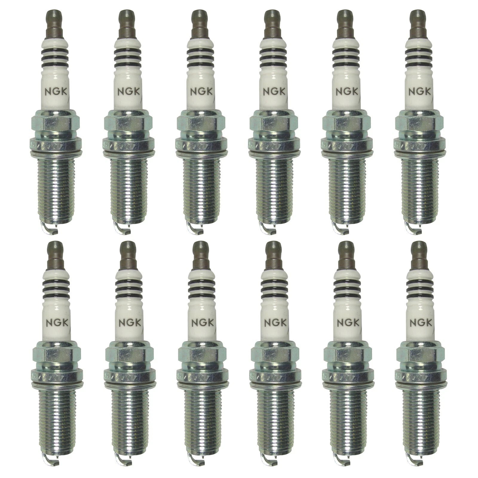 Set of 12 Iridium IX LFR5AIX-11 Spark Plugs for Nissan 350Z (2003–2009)