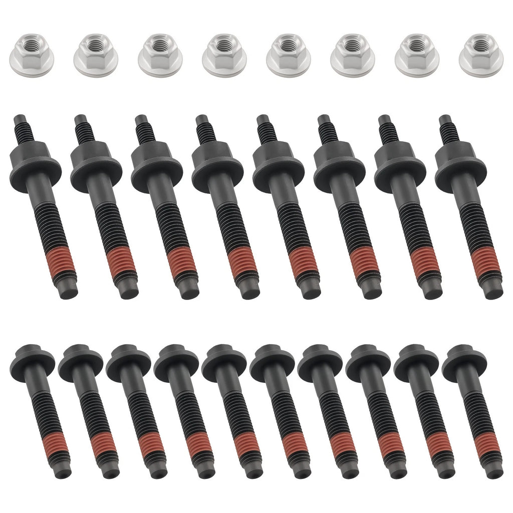 Exhaust Manifold Bolt Stud Nut Kit for Dodge Ram 1500, Jeep Commander (2006–2010)