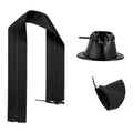 Cable Cover for Marine Trolling Motors (121.5 x 11.3 cm) Black