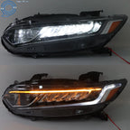 Halogen Headlight with LED DRL for Honda Accord (2018-2020) Chrome Clear Left