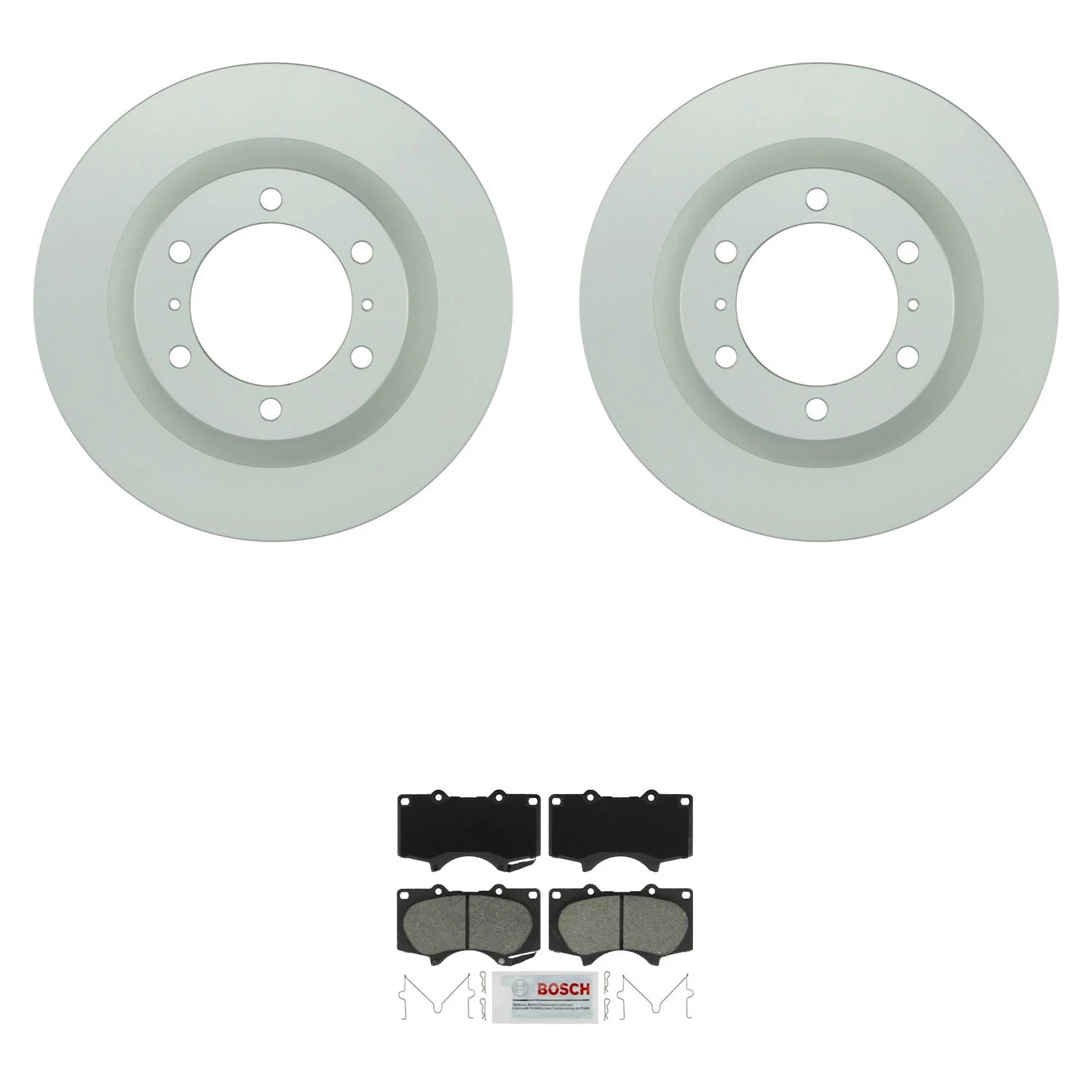Bosch Front Quietcast Rotors & SD Ceramic Disc Brake Pad Kit for Lexus GX460 (2010–2023)