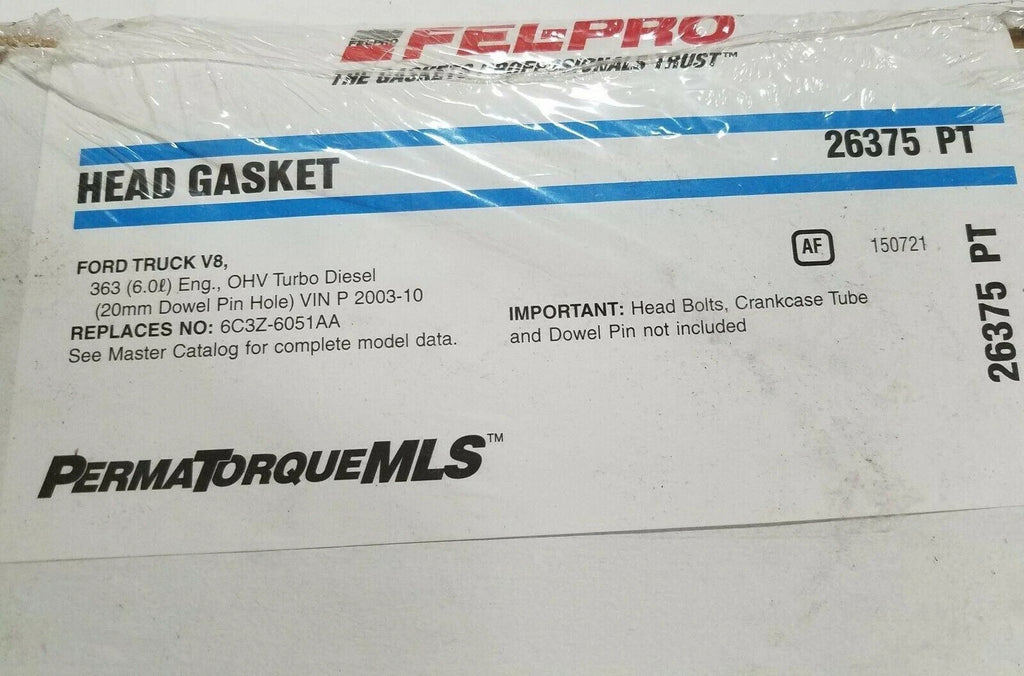 Head Gasket for Ford V8 6.0L 363 Turbo Diesel (2003–2007) - Fel-Pro 26375PT