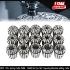 15Pcs Spring Collet Set for CNC Engraving Machine (ER25)