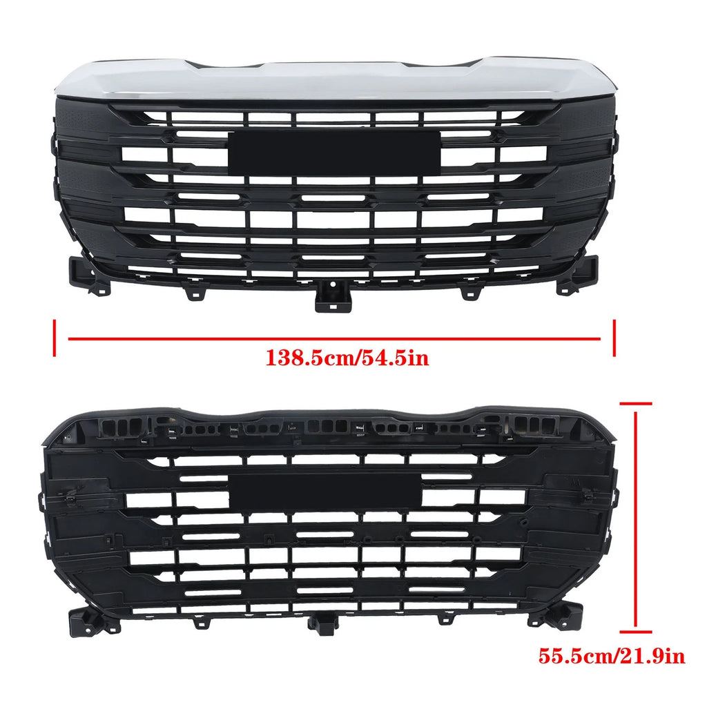 Front Upper Bumper Grille for GMC Sierra 1500 (2022–2024) Pro 84878062