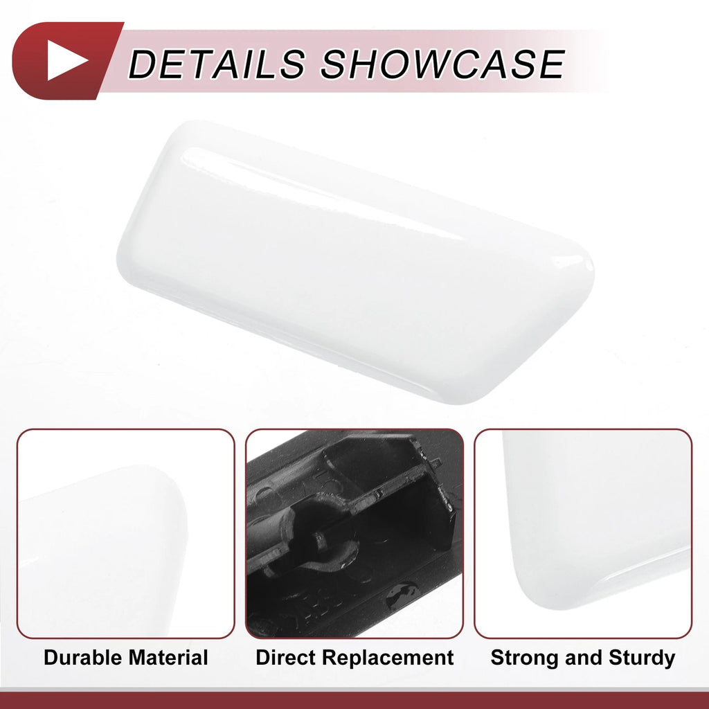 Front Right Washer Nozzle Cover Cap for Mitsubishi Outlander (2006–2018) White