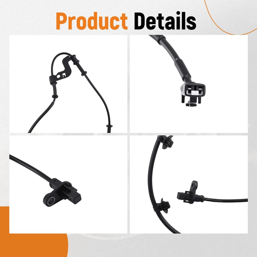 2Pcs Front ABS Wheel Speed Sensor for Kia Forte (2014-2018)