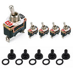 5pcs 15A 250V 2Pin SPST Rocker Switch for Boat Yacht Tractor