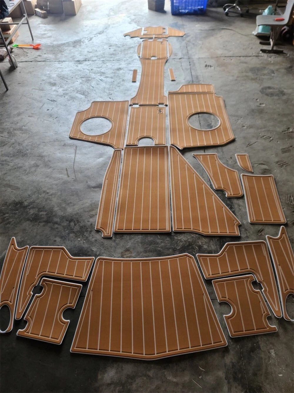EVA Teak Deck Floor Pad for Chaparral 264 Sunesta (2008)