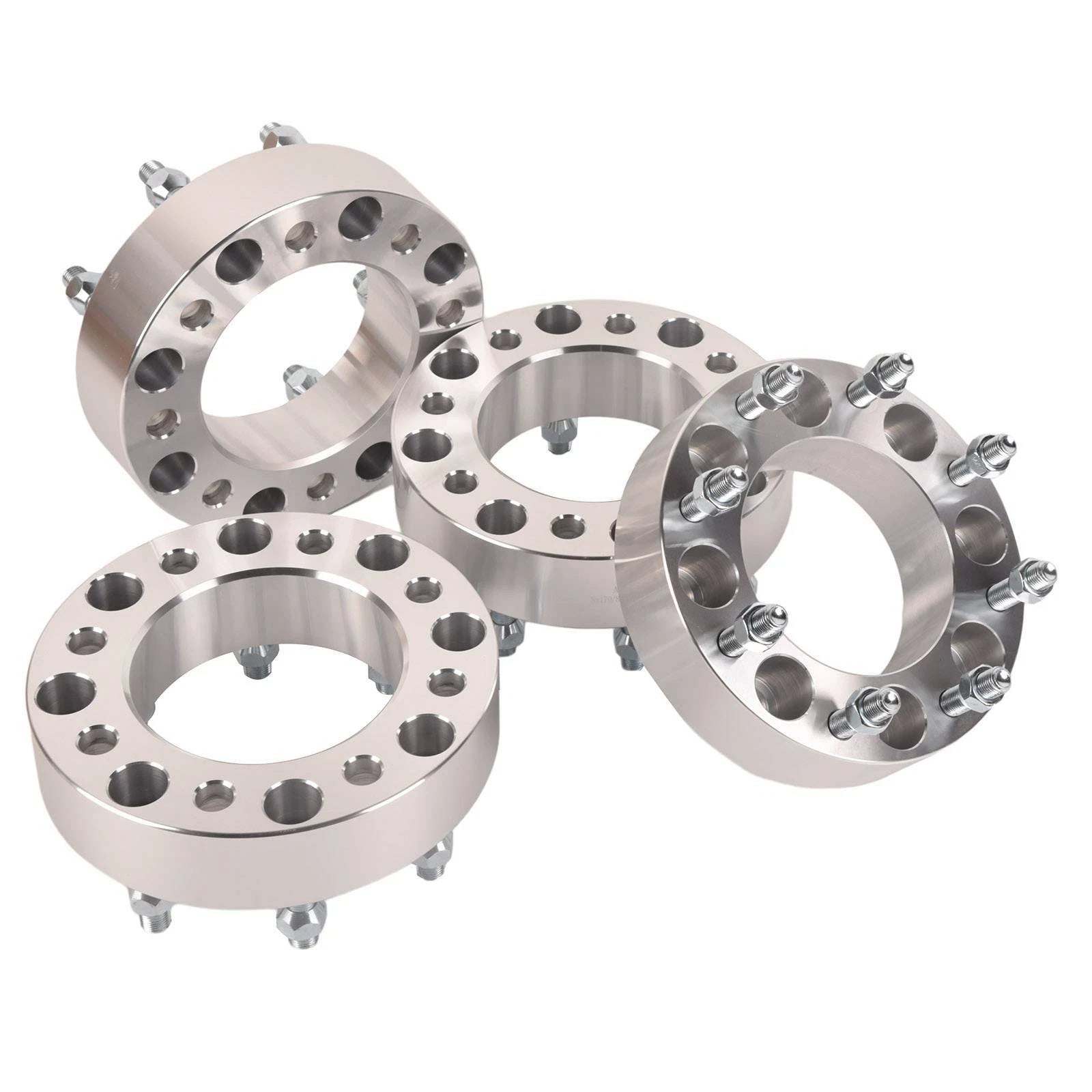 Set of 4 Wheel Adapter Spacers 8x170 to 8x180 for Chevy Ford (2" Thick)