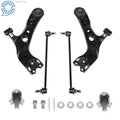 Set of 4 Front Lower Control Arms & Sway Bar Links for Toyota RAV4 (2006–2017)