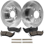 Rear Brake Disc Rotors and Pads Kit for Chrysler Pacifica (2004–2008)