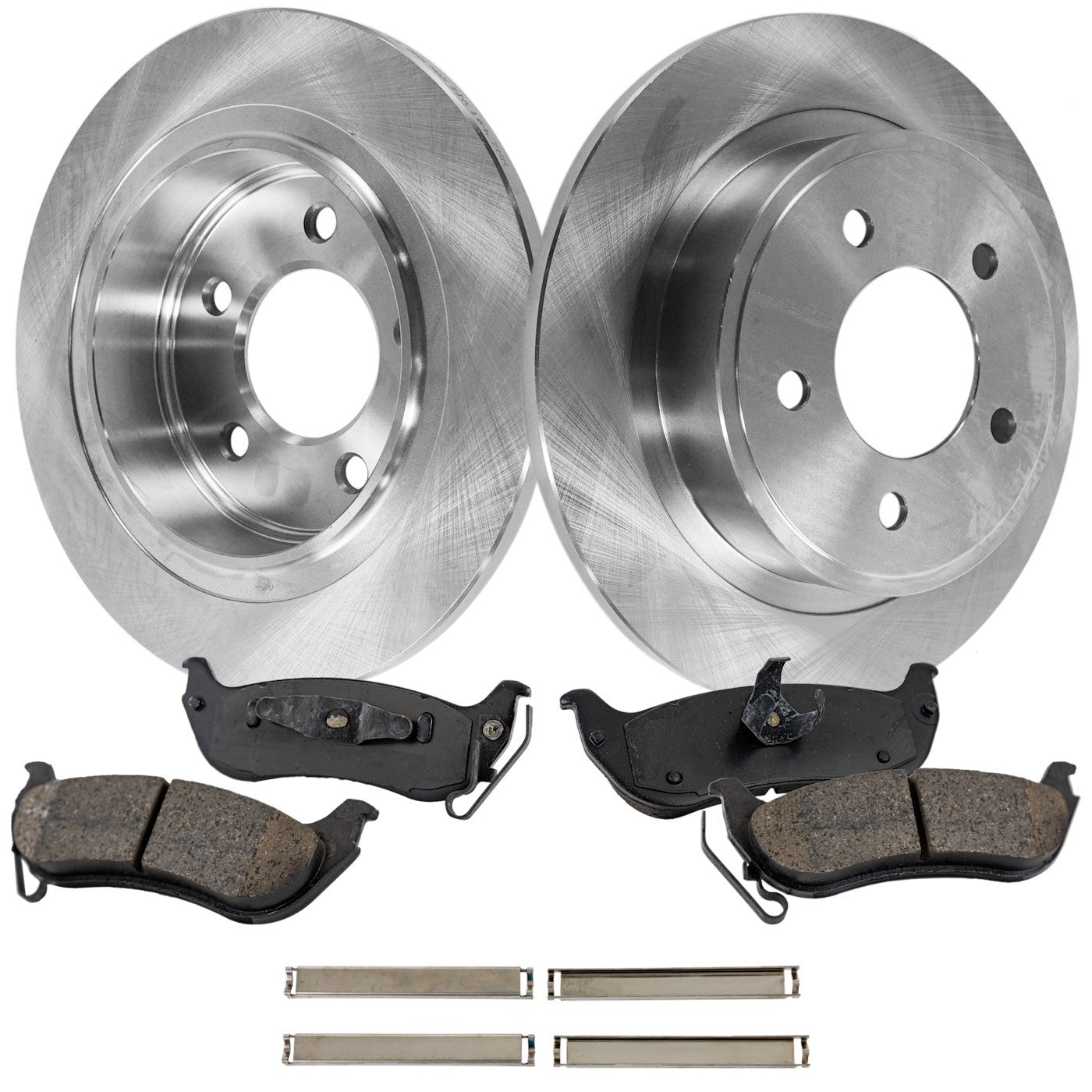 Rear Brake Disc Rotors and Pads Kit for Chrysler Pacifica (2004–2008)