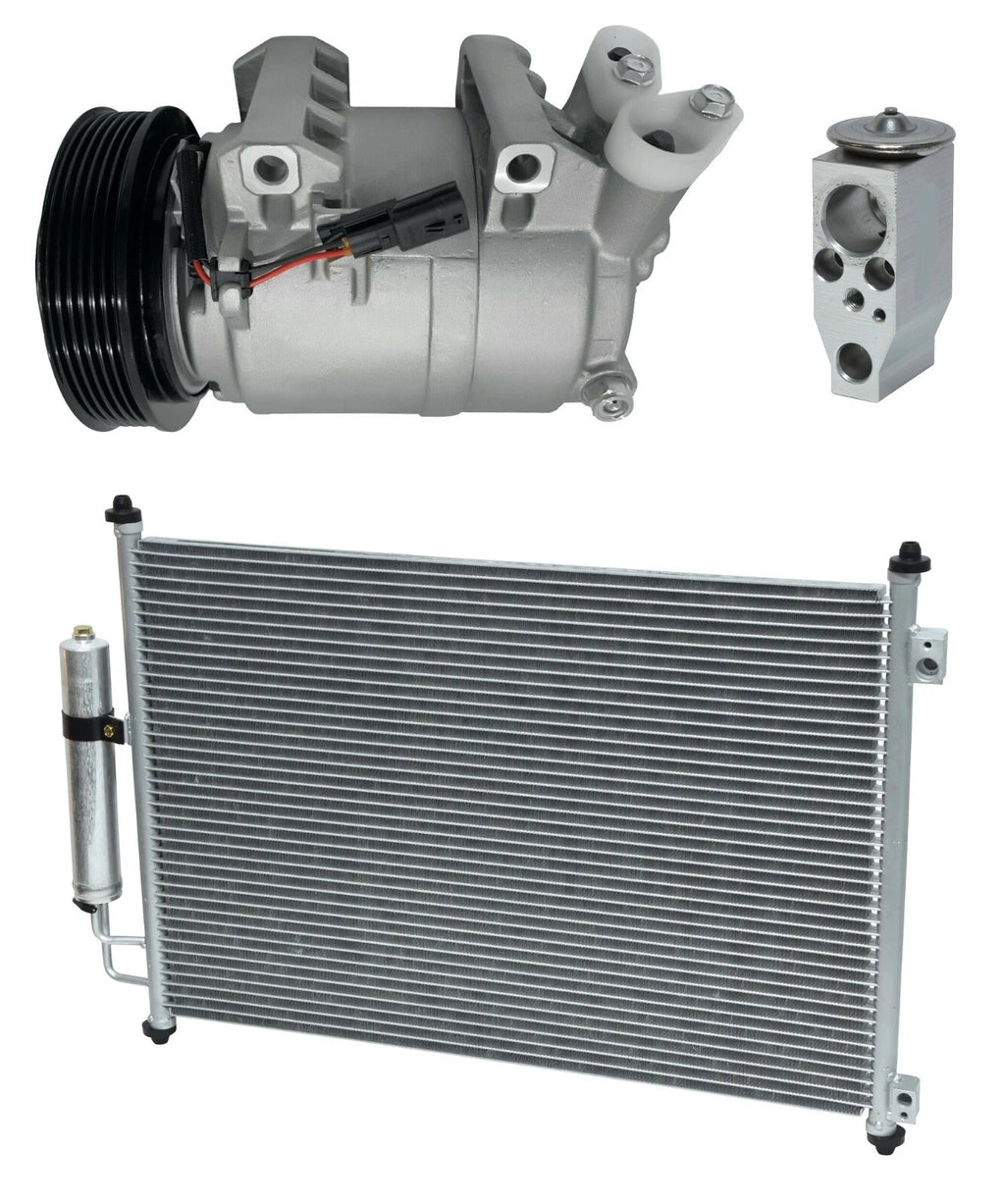 AC Compressor Kit With Condenser for Nissan Rogue 2.5L (2013–2013)