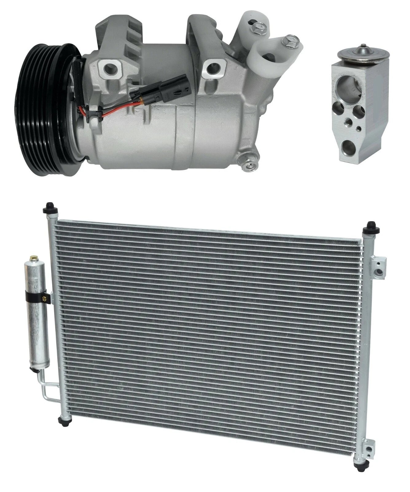 AC Compressor Kit With Condenser for Nissan Rogue 2.5L (2013–2013)